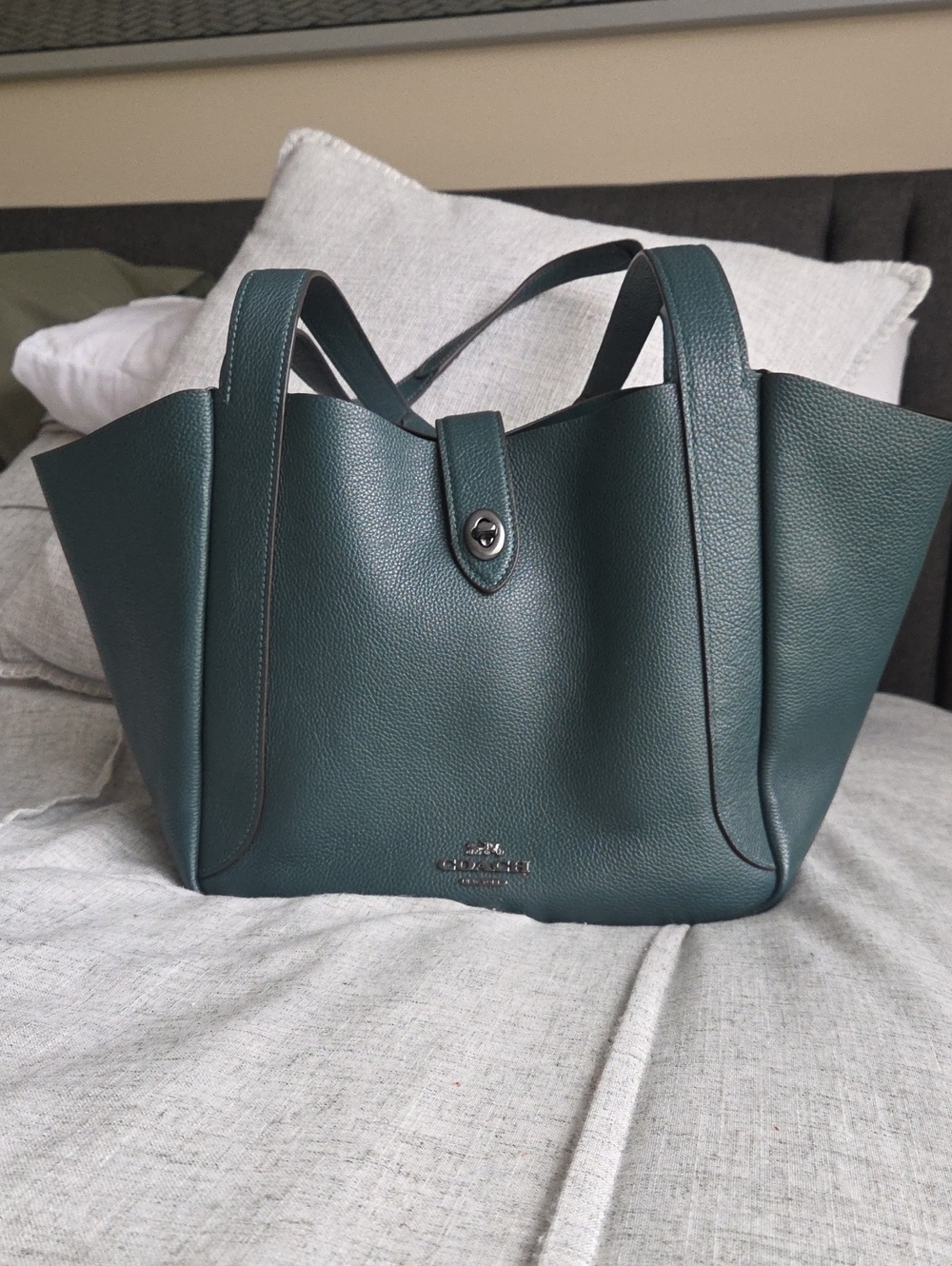 Coach Hadley Turnlock Tote Bag